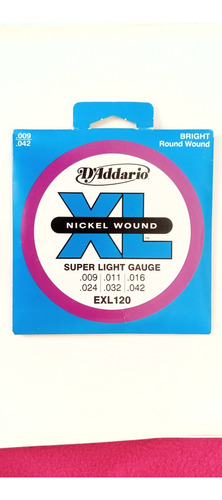 Cuerdas Dadario Nickel Wound 09 Para Guitarra Eléctrica.