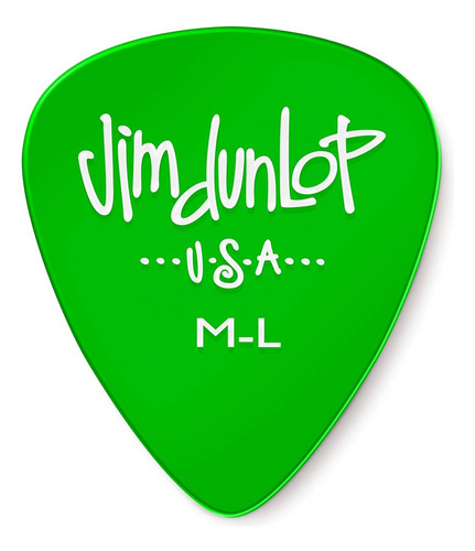 Jim Dunlop 486rml Geles, Verde, Medio/ligero, 72/bolsa