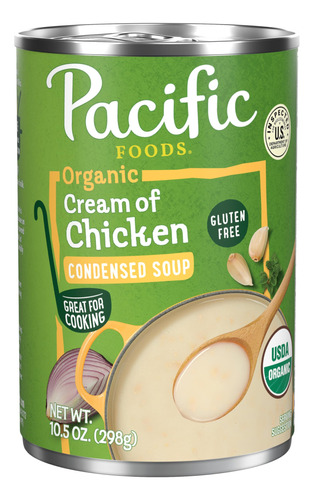 Pacific Foods Crema Organica De Sopa Condensada De Pollo, 10