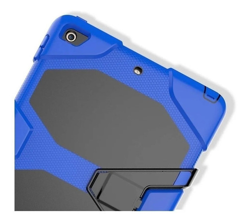 Funda Robot Uso Rudo Negra Para iPad 5ta Y 6th Generacion 