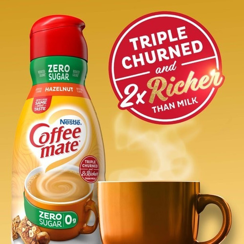 Nestlé Coffee Mate Creamer De Café Líquido Avellana, 66 Fl.