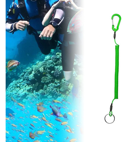 4 Cordón Retráctil Seguro Para Llavero, Accesorios Verde
