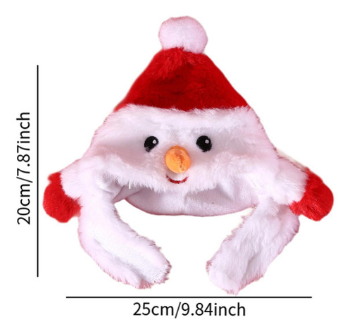 Gorro De Papá Noel Para Gato, Disfraz M Muñeco De Nieve
