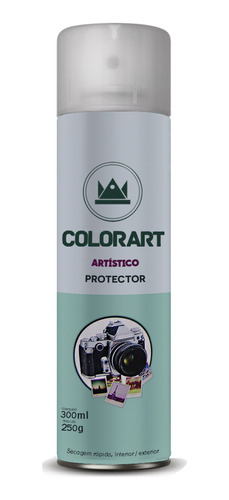 Verniz Spray Colorart Protector Brilhante P/ Fotos Gravuras