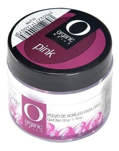 1 Acrílico Orgánic Nails De 50g (pink) Color Pink Traslucido