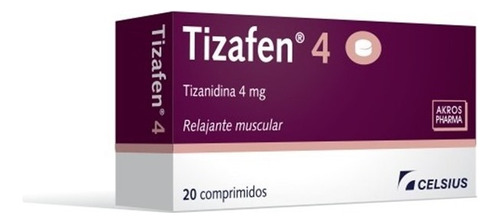 Tizafen® 4 X 20 Comprimidos - Tizanidina 4 Mg