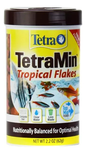 Tetra Tetramin Tropical Flakes 62 Gr Alimento Peces Acuario Peceras 