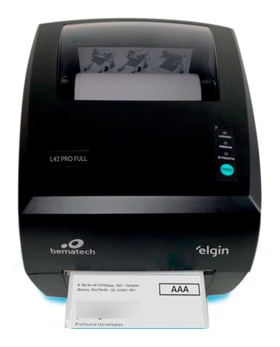 Impressora De Etiquetas Elgin L42 Pro Full Usb/ethernet/ser