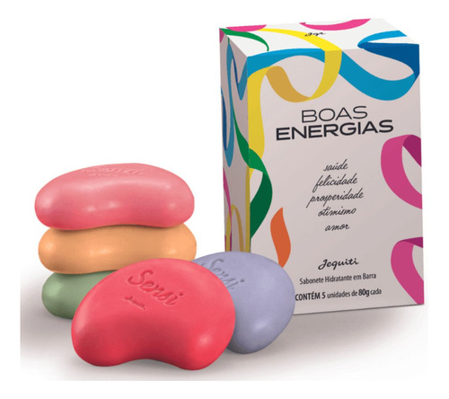 Sabonete Em Barra Boas Energias 5x80g - Jequiti