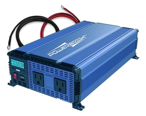 Powerbright 2000 Watt 12v Power Inverter Dual Usb & Ac, Pote