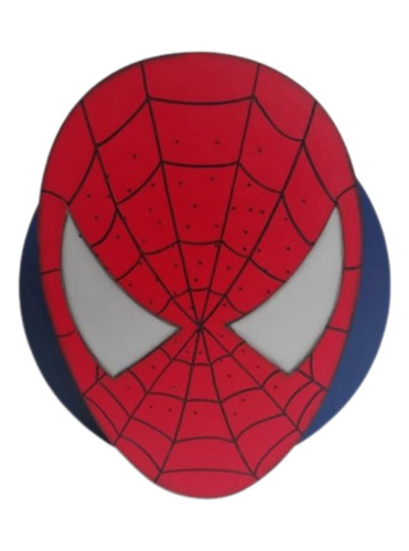 Velador Lámpara Infantil Spiderman Hombre Araña . Norte.deco