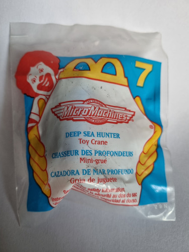 Juguete Mcdonalds Micromachines Deep Sea Hunter Año 1996 (Usado)