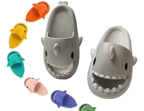 Shark Slides-zapatillas For Mujer Y Hombre Y Niños Adulto