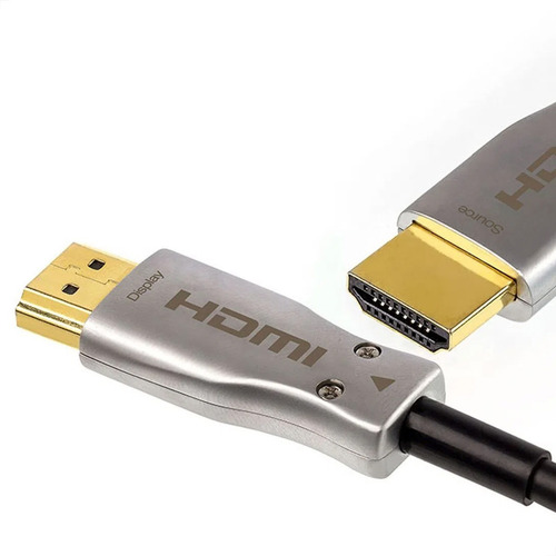 Kit Com 10 Cabo Hdmi Fibra Óptica 90 Metros