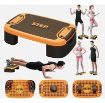 Comprar Step Aeróbico Multifuncional 4 En 1 Step Balancín Color Negro