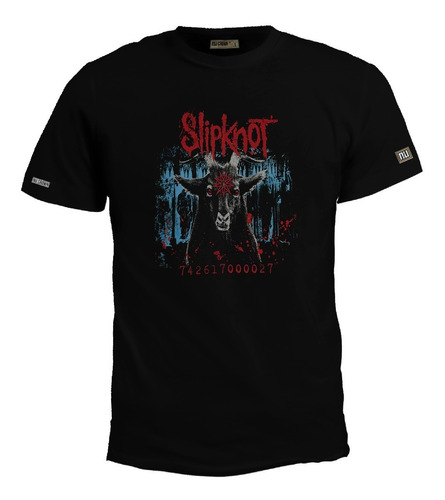 Camiseta Slipknot Chivo Bosque Metal Rock Bto