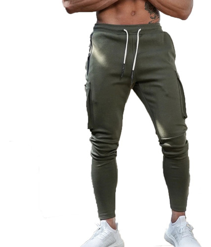 Pantalones Deportivos Para Hombres Gym Pantalones Correr Q1