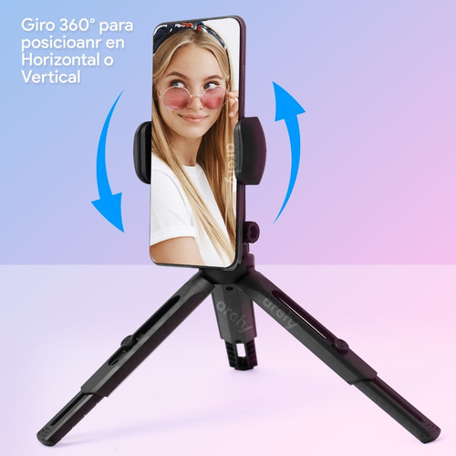 Imagen 5 de 6 de Archy Tripie Para Celular Soporte 360º 4 Niveles Universal