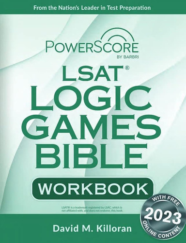 Libro: The Powerscore Lsat Logic Games Bible Workbook (lsat