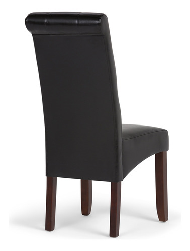Simplihome Cosmopolitan Parson Juego De 2 Sillas De Comedor Diseño De La Tela Color De La Estructura De La Silla Color Del Asiento