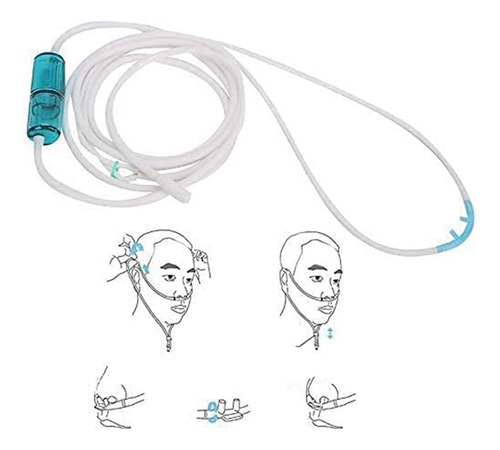 Js Tubo De Oxígeno Nasal De Silicona Elástico, Tubo De