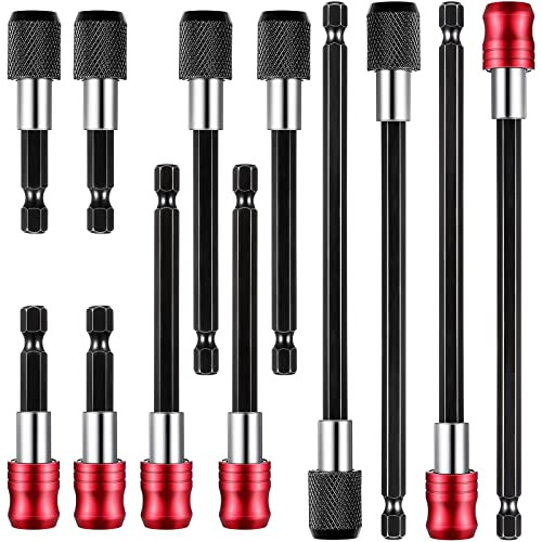 Juego De 12 Extensiones Brocas - 6 Pcs De Soporte De Br...