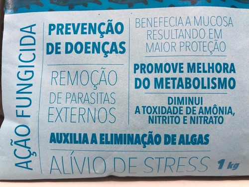 Imagem 3 de 4 de Sal Especial Bio Wave - 1kg Tratamento Peixes Aquários Lagos