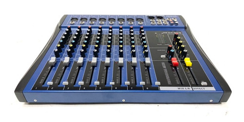 Mesa De Som Phoenix 8 Canais Balanceada Com Efeito 110v Novo