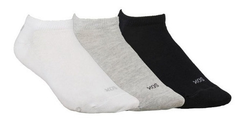 Medias X3 Sox Tripack Soquetes Hombre Mujer Running Sin Caña