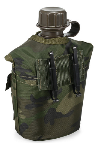 Botella Militar 1l Para Acampar Senderismo Supervivencia Con