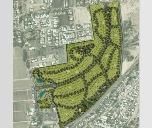 Lote En Venta Chacras De Coria - Parque Isla En Proyecto Qvattro Viamonte - Mendoza