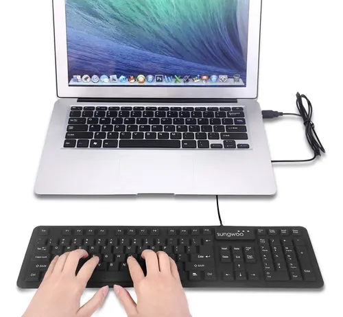 Teclado De Silicona Plegable Sungwoo Usb Wired Estándar Para