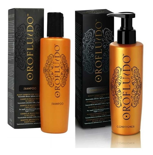 Shampoo / Acondicionador Oro Fluido (brillo Y Sedosidad)