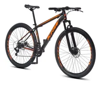 Comprar Bicicleta aro 29 KRW S60 Mountain Bike 24 velocidads câmbios Shimano Freio a Disco Suspensão dianteira Preto e Laranja Fosco Tamanho quadro 15.5