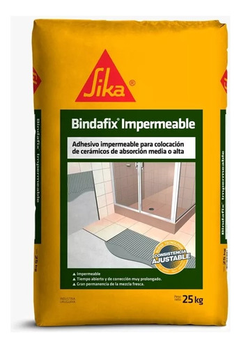 Bindafix  Adhesivo Para Cerámica Impermeable X 30kgs- Miozzi