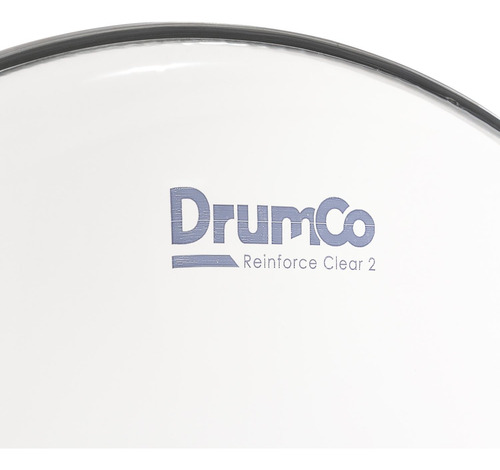 Parche Para Batería Reinforce Clear 2 De 16 Dr-16rc2 Drumco Color Transparente