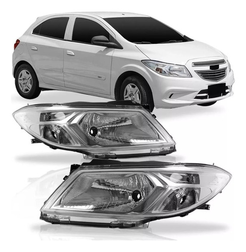 Juego De Optica Chevrolet Onix Ls 2013 2014 2015 2016