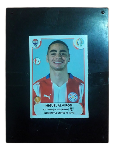 Figurita Copa América 2021 Miguel Almiron Paraguay 18