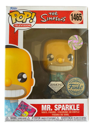 Funko Pop Mr. Sparkle (homero) #1465 - Los Simpsons