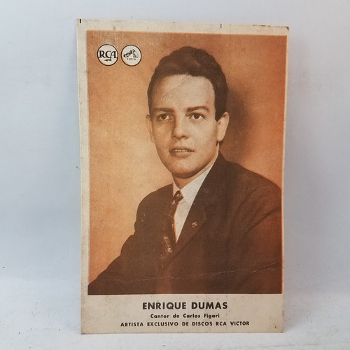 Foto Postal De Enrique Dumas