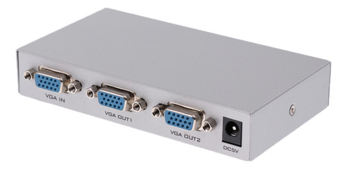 1 Pc A 2 Monitores 2 Puertos Vga Svga Adaptador De Caja De