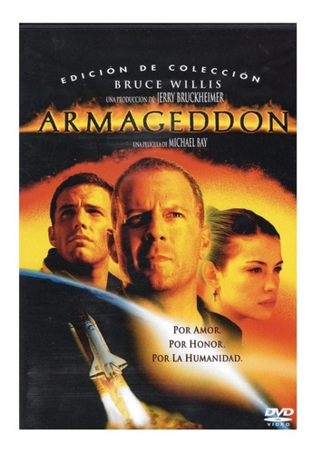 Armageddon Amor Honor Humanidad Bruce Willis Pelicula Dvd 