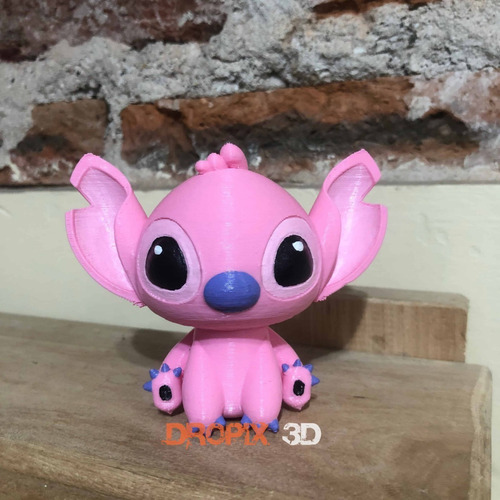 Figura Stitch Y Ángel - Impresión 3d