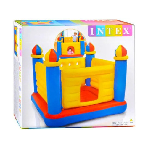 Brincolin Trampolin Inflable Castillo Jump O Lene De Niños Color Multicolor