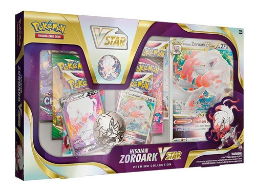 Cartas Pokemon: Hisuian Zoroark Vstar Premium Collection