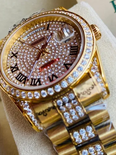 Rolex diamantado precio hotsell