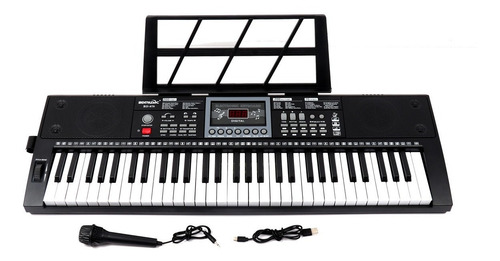 Teclado Órgano Musical 61 Teclas 200 Tonos 200 Ritmos Bd670d