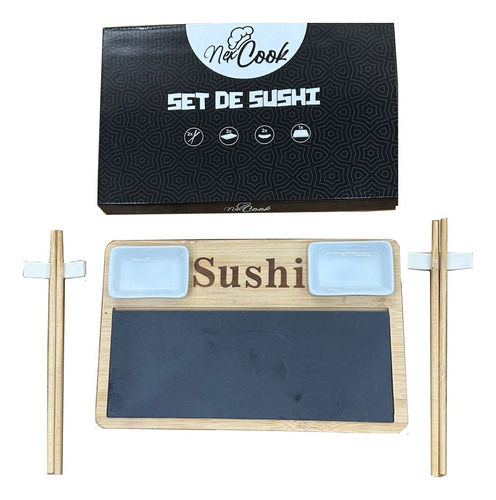 Set De Sushi Para Dos Personas En 9 Piezas De Cerámica