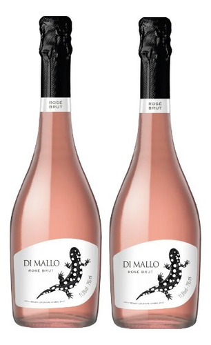 Kit 2 Un Espumante Di Mallo Rosé Brut 750 Ml