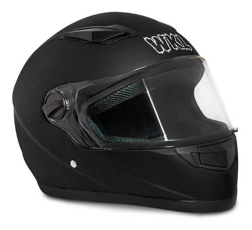Casco Motocicleta Certificado Dot Moto Wkl Ch-806 Color Negro Tamaño del casco L